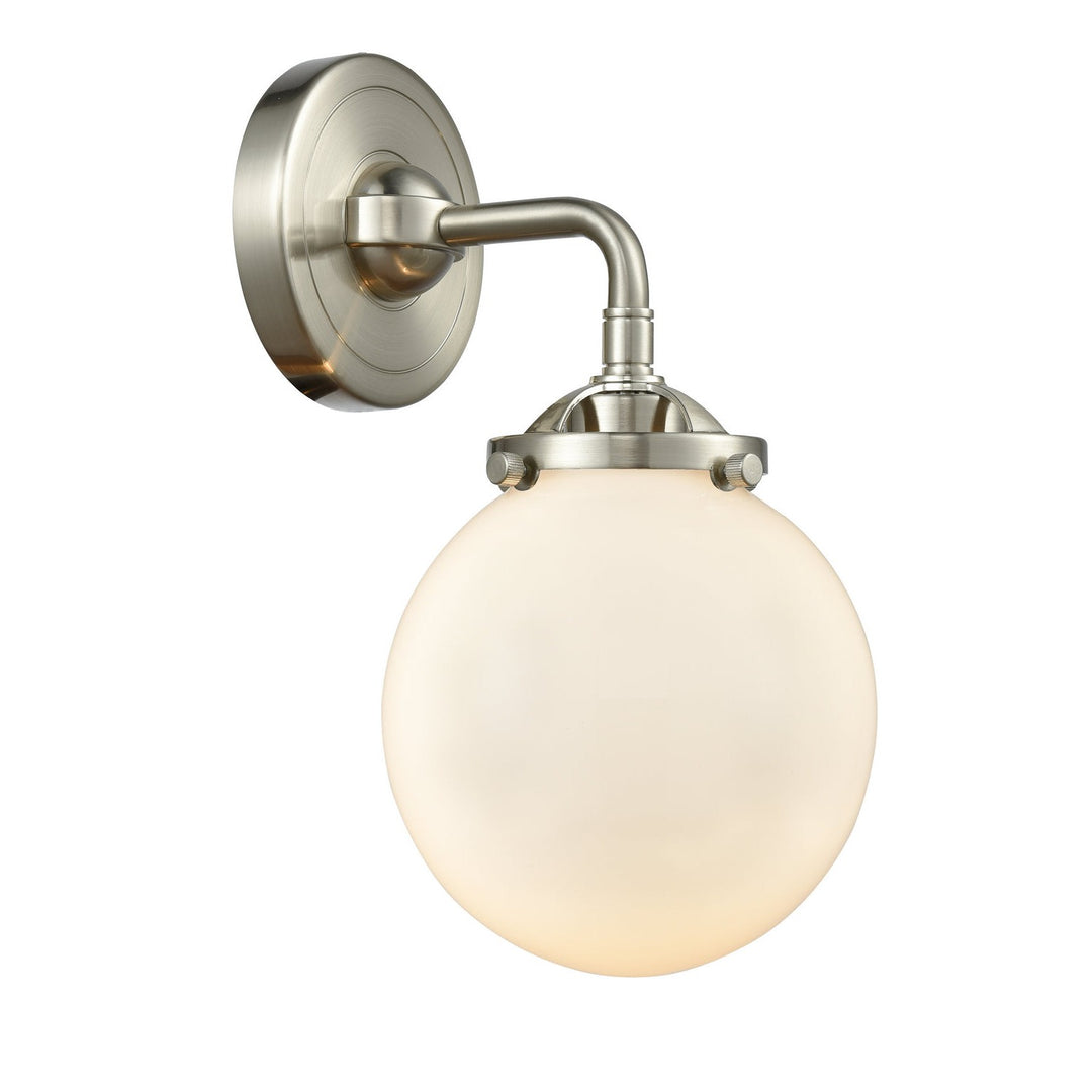 Innovations Nouveau 284-1W-SN-G201-6-LED Wall Sconce Light - Brushed Satin Nickel