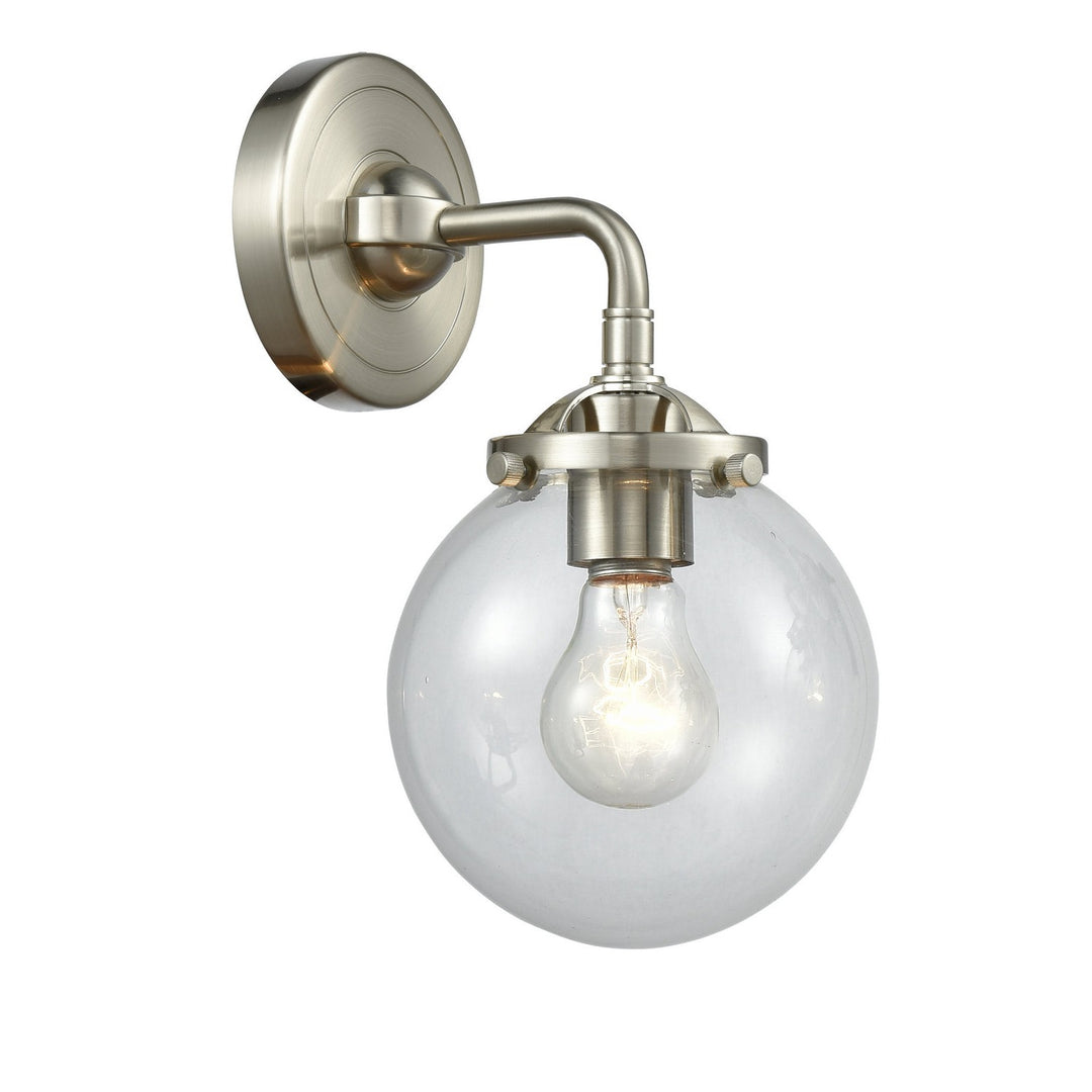 Innovations Nouveau 284-1W-SN-G202-6-LED Wall Sconce Light - Brushed Satin Nickel