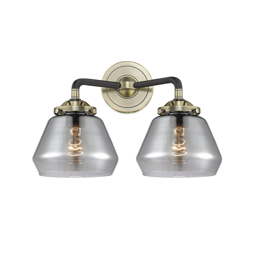 Innovations Nouveau 284-2W-BAB-G173-LED Bath Vanity Light 15 in. wide - Black Antique Brass