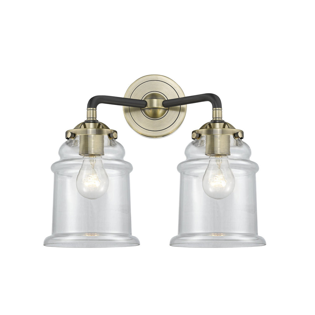 Innovations Nouveau 284-2W-BAB-G182 Bath Vanity Light 14 in. wide - Black Antique Brass