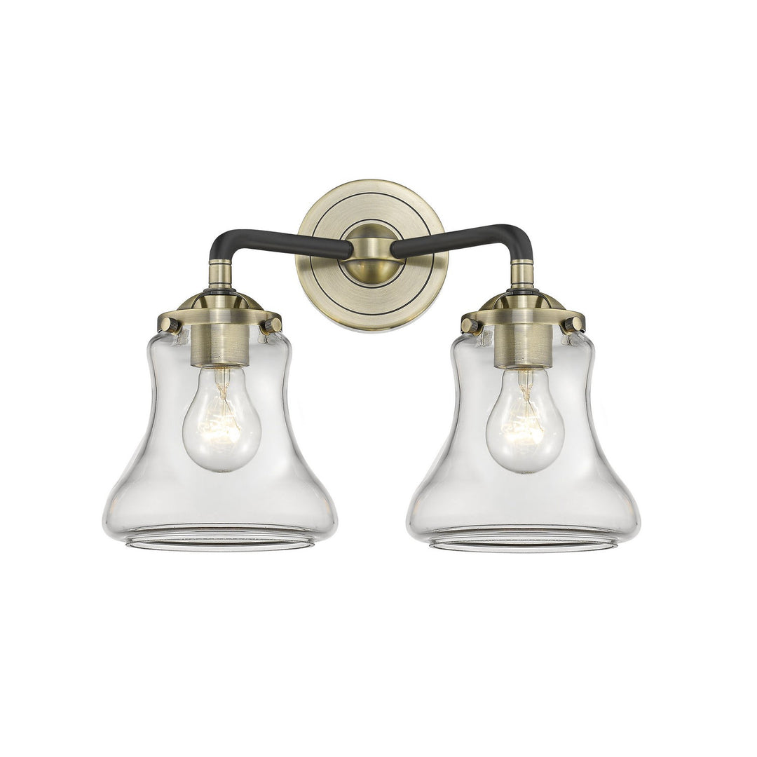 Innovations Nouveau 284-2W-BAB-G192 Bath Vanity Light 14 in. wide - Black Antique Brass