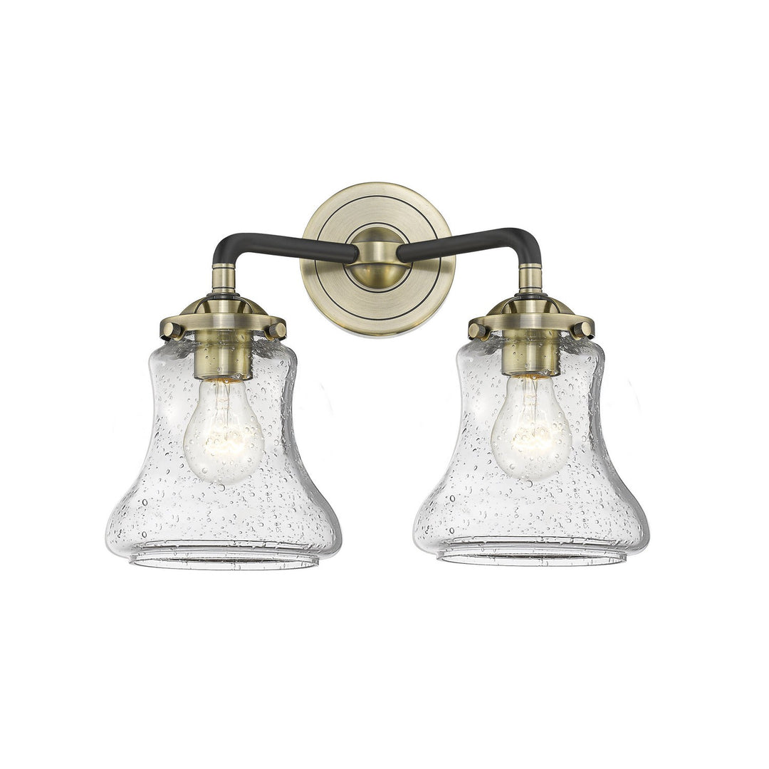 Innovations Nouveau 284-2W-BAB-G194 Bath Vanity Light 14 in. wide - Black Antique Brass