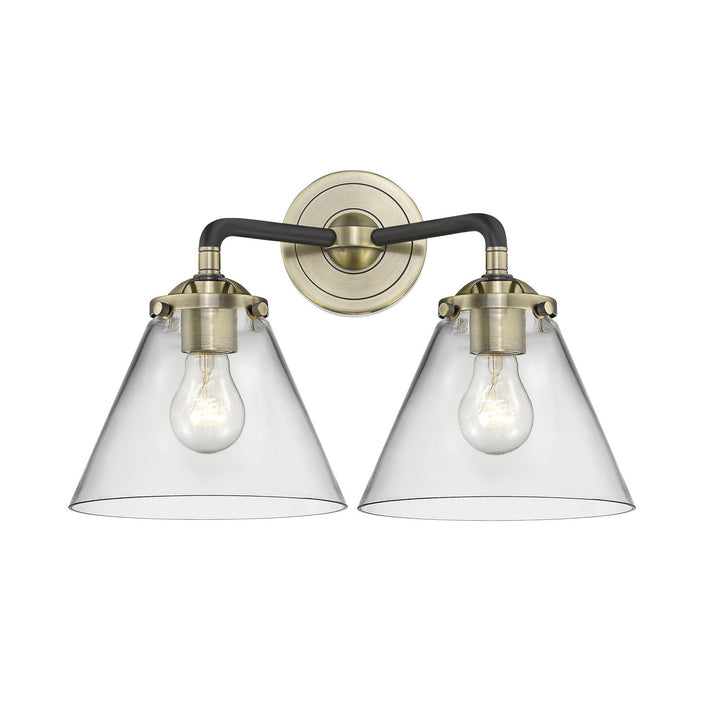 Innovations Nouveau 284-2W-BAB-G42 Bath Vanity Light 16 in. wide - Black Antique Brass