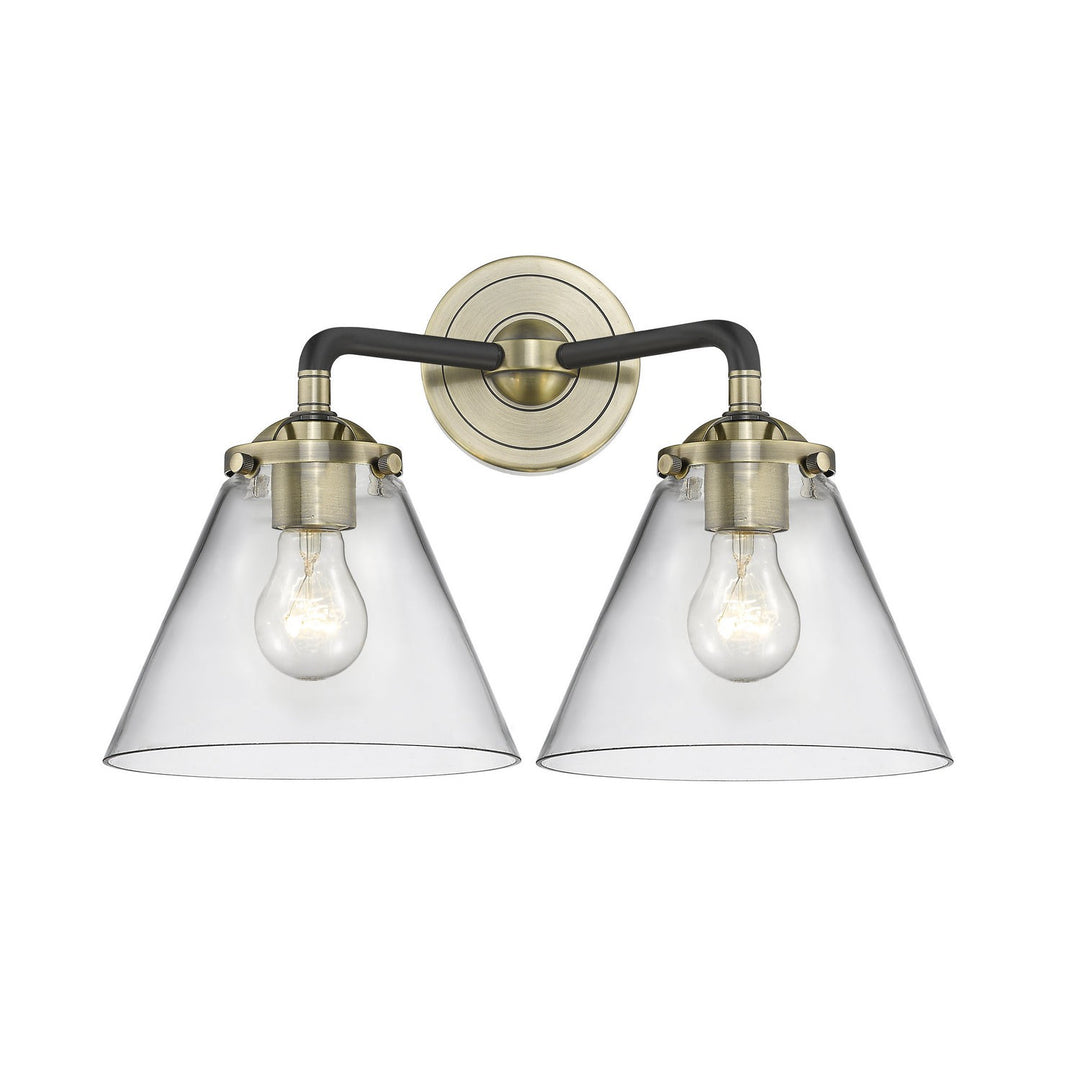 Innovations Nouveau 284-2W-BAB-G42-LED Bath Vanity Light 16 in. wide - Black Antique Brass