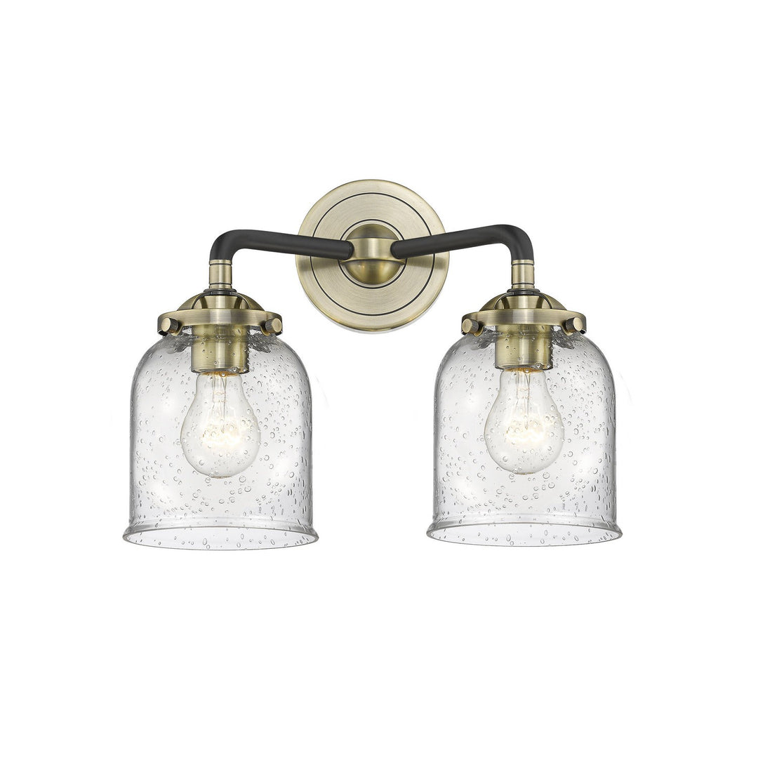 Innovations Nouveau 284-2W-BAB-G54 Bath Vanity Light 13 in. wide - Black Antique Brass