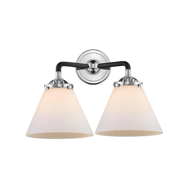 Innovations Nouveau 284-2W-BPN-G41 Bath Vanity Light 16 in. wide - Black Polished Nickel