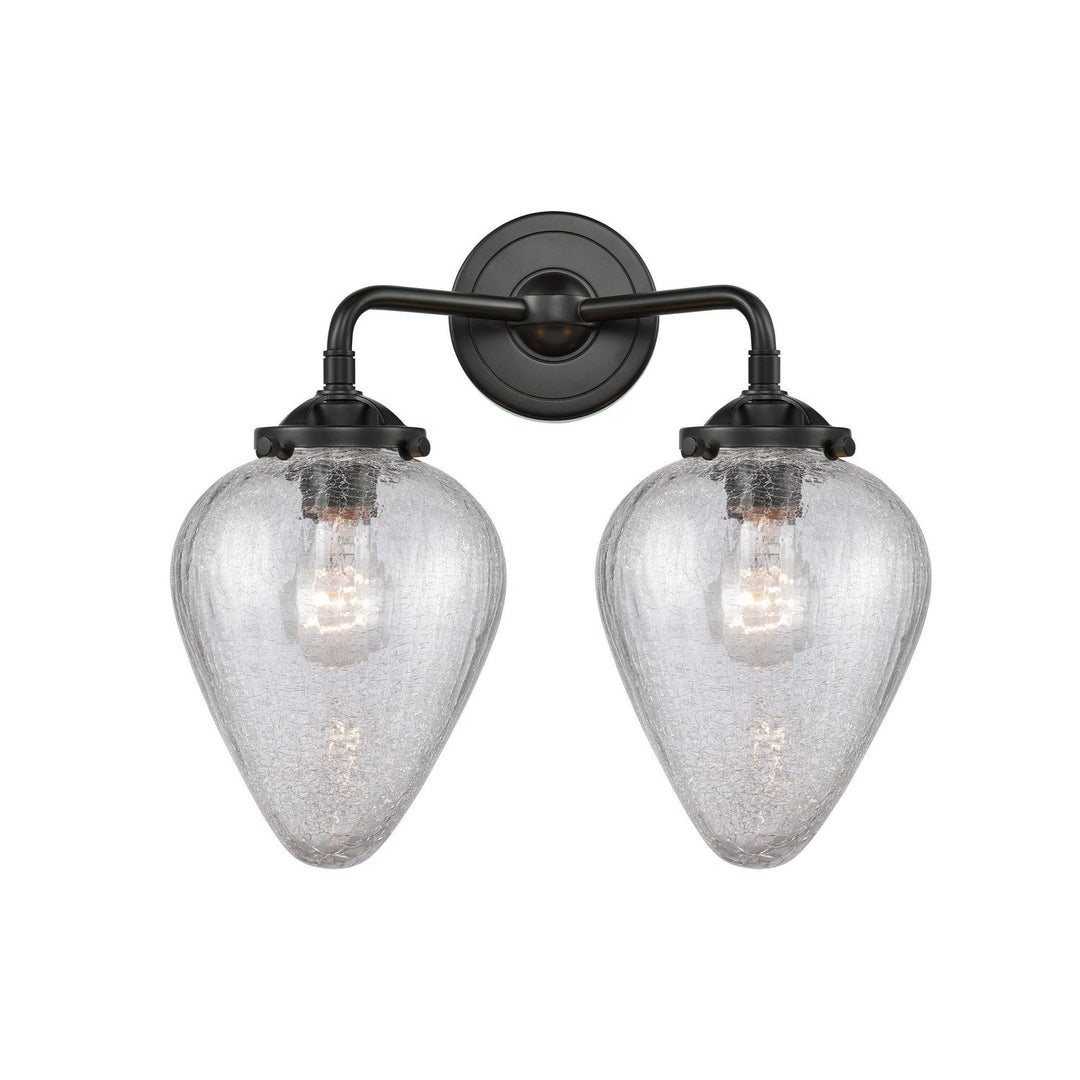 Innovations Nouveau 284-2W-OB-G165-LED Bath Vanity Light 15 in. wide - Oil Rubbed Bronze
