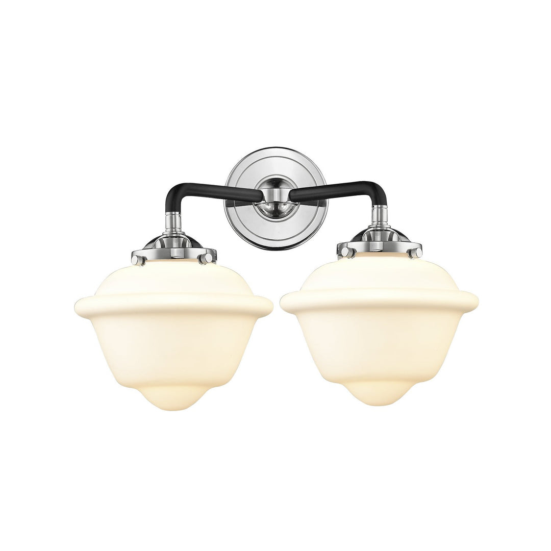 Innovations Nouveau 284-2W-BPN-G531 Bath Vanity Light 16 in. wide - Black Polished Nickel