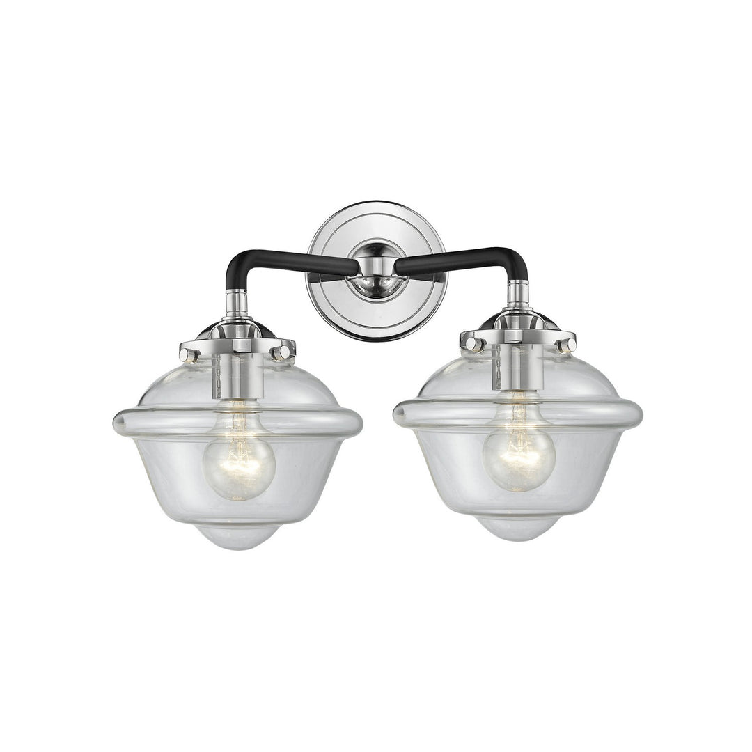 Innovations Nouveau 284-2W-BPN-G532 Bath Vanity Light 16 in. wide - Black Polished Nickel