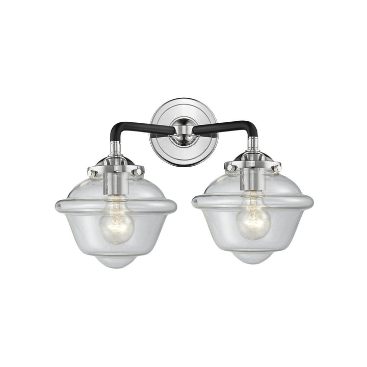 Innovations Nouveau 284-2W-BPN-G532-LED Bath Vanity Light 16 in. wide - Black Polished Nickel