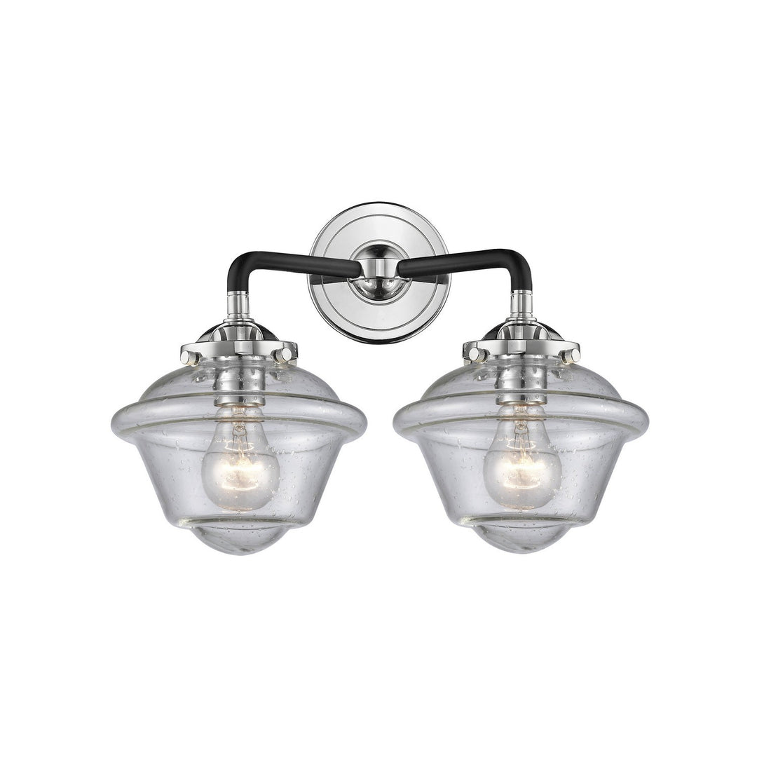 Innovations Nouveau 284-2W-BPN-G534-LED Bath Vanity Light 16 in. wide - Black Polished Nickel