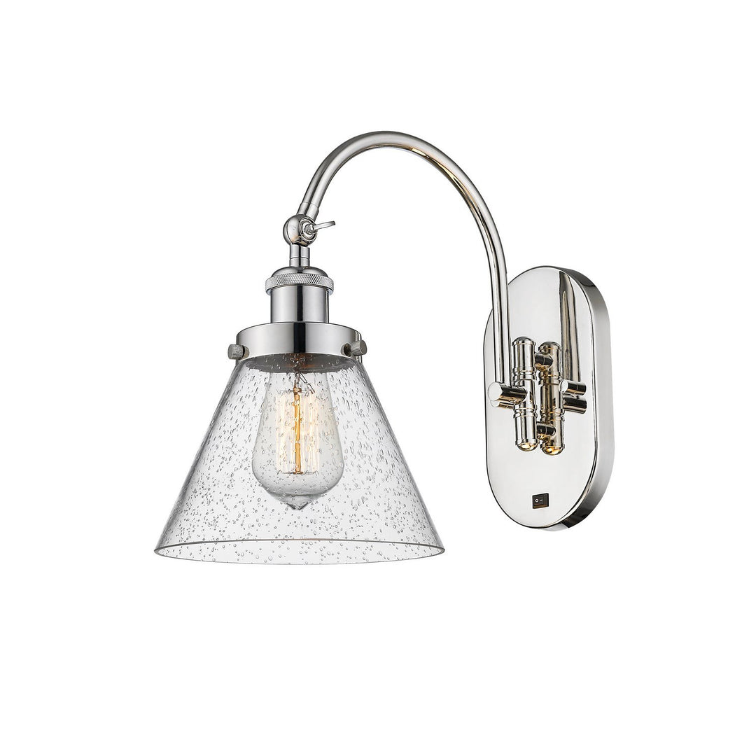 Innovations Franklin Restoration 918-1W-PN-G44-LED Wall Sconce Light - Polished Nickel