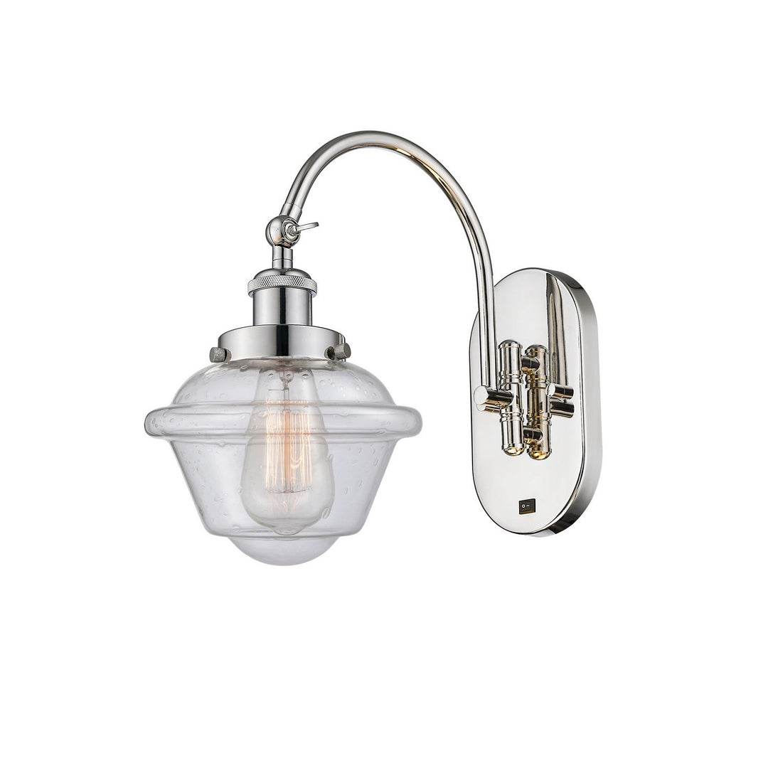 Innovations Franklin Restoration 918-1W-PN-G534-LED Wall Sconce Light - Polished Nickel