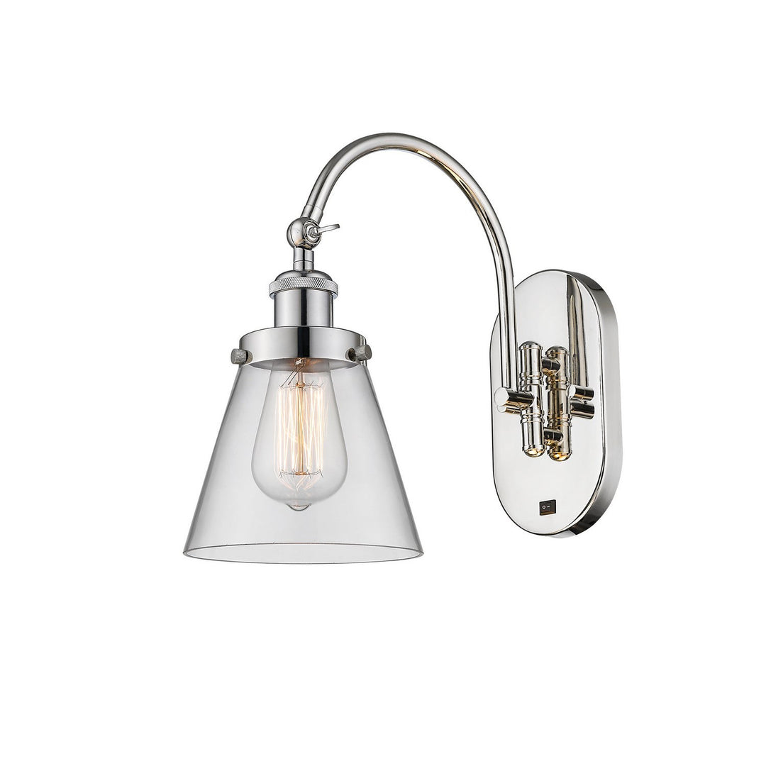Innovations Franklin Restoration 918-1W-PN-G62-LED Wall Sconce Light - Polished Nickel