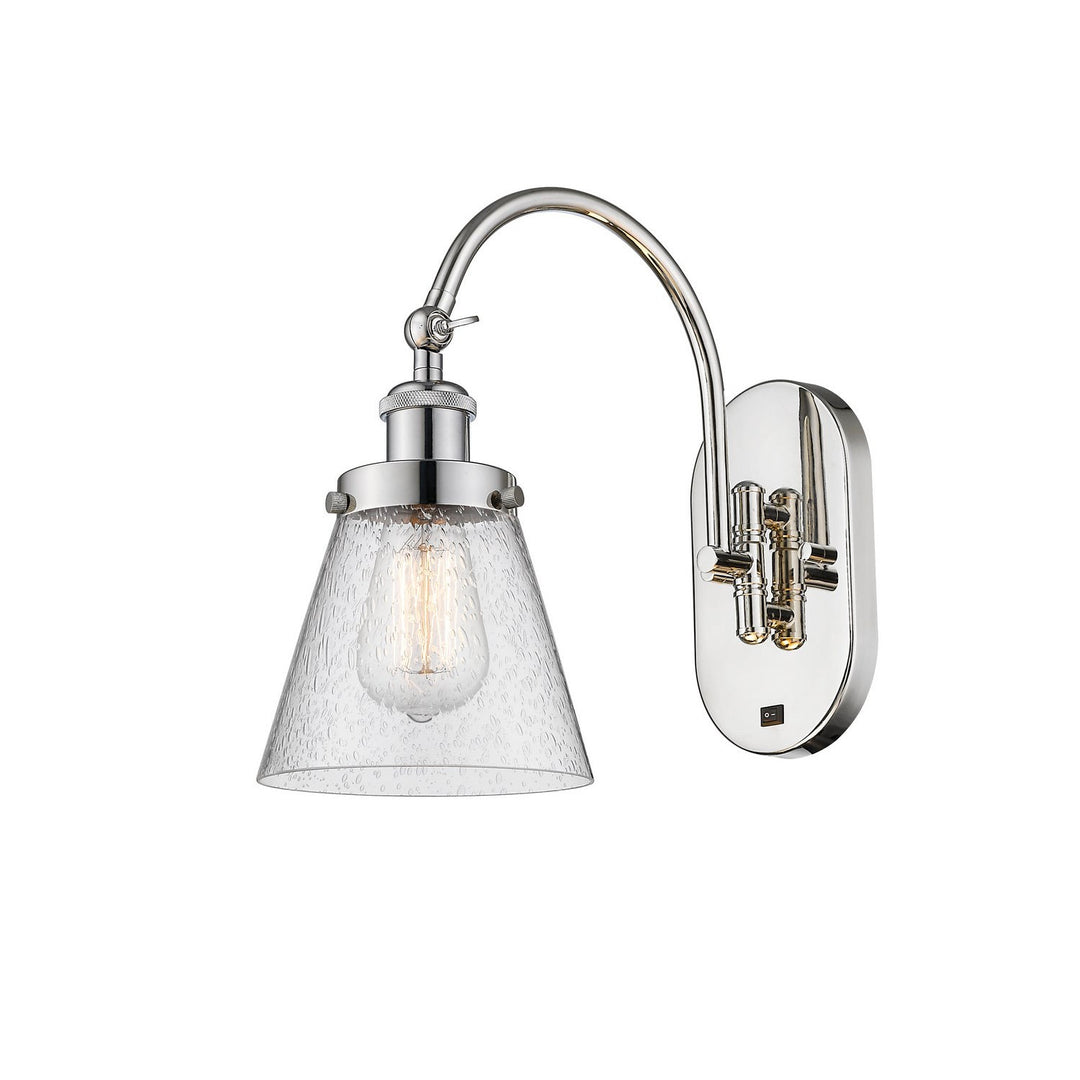 Innovations Franklin Restoration 918-1W-PN-G64 Wall Sconce Light - Polished Nickel