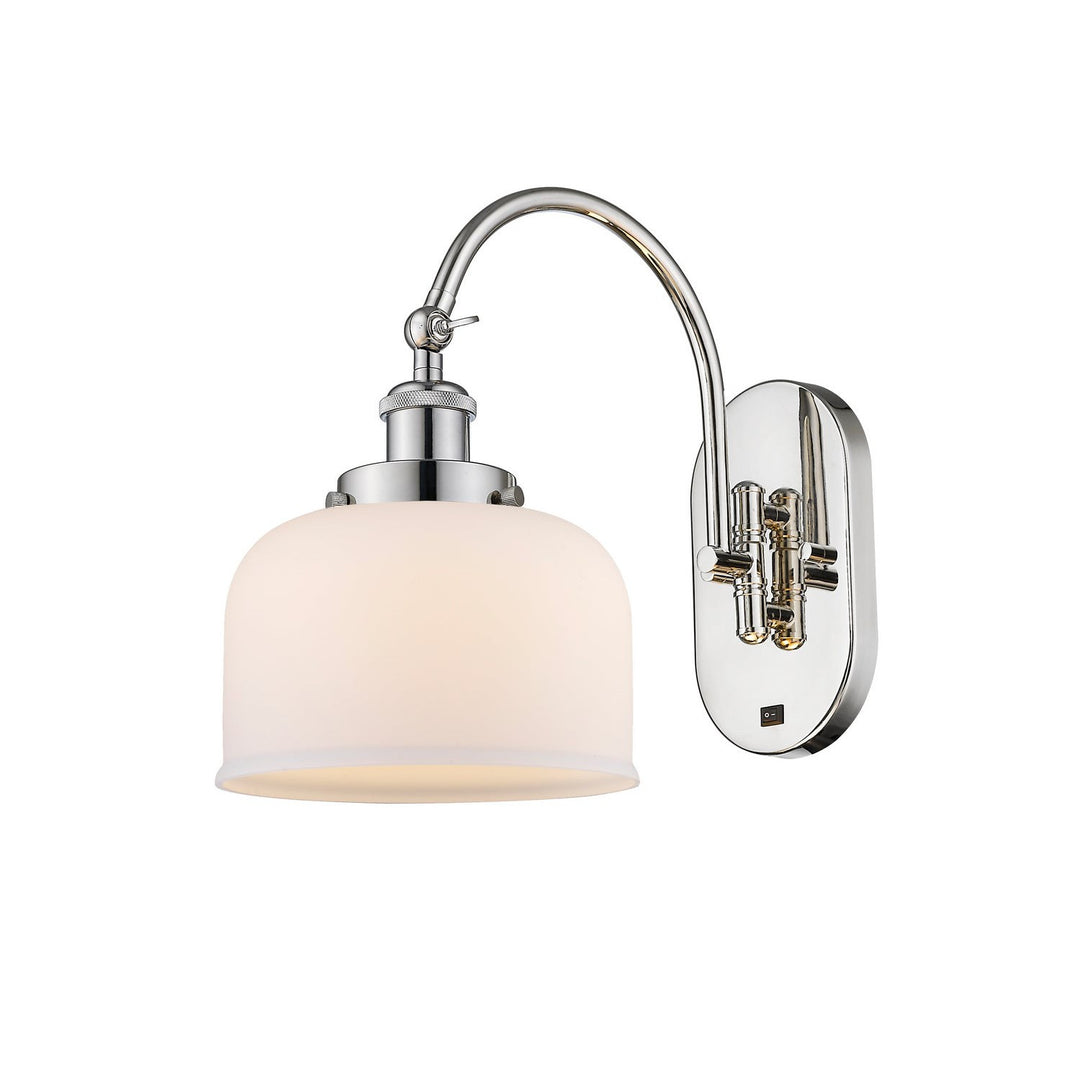 Innovations Franklin Restoration 918-1W-PN-G71 Wall Sconce Light - Polished Nickel