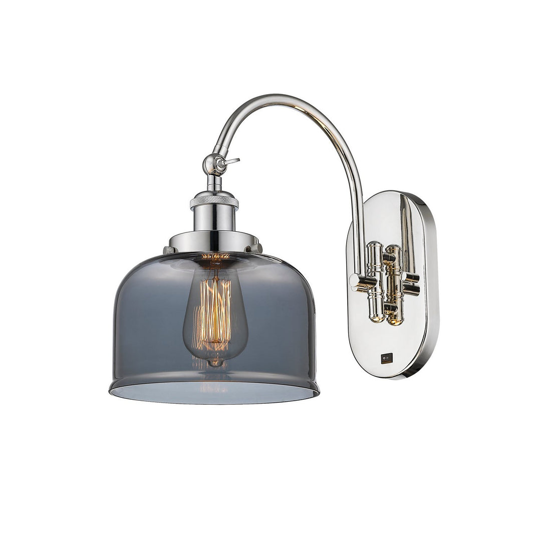 Innovations Franklin Restoration 918-1W-PN-G73 Wall Sconce Light - Polished Nickel