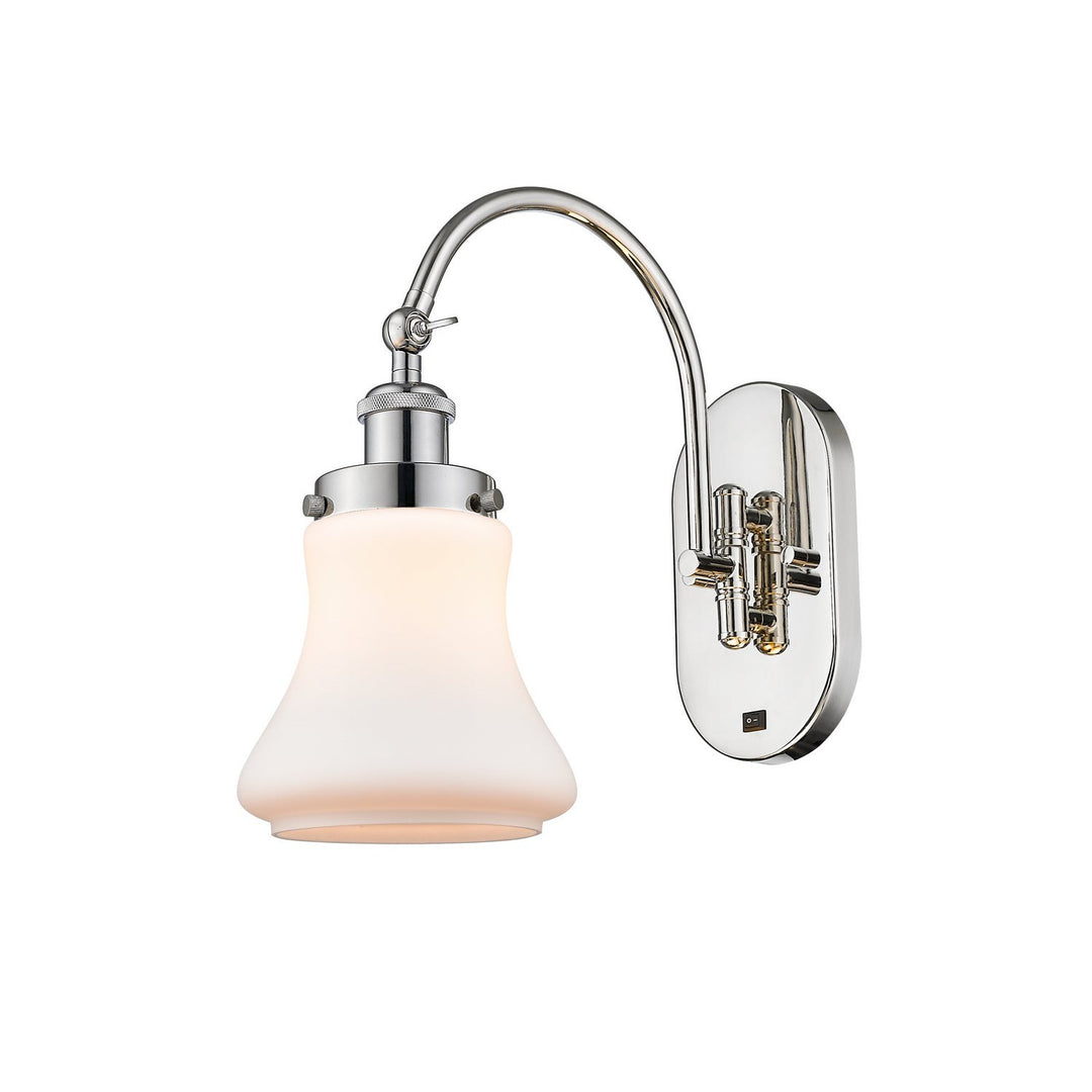 Innovations Franklin Restoration 918-1W-PN-G191-LED Wall Sconce Light - Polished Nickel