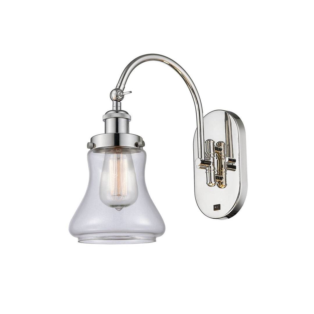 Innovations Franklin Restoration 918-1W-PN-G192-LED Wall Sconce Light - Polished Nickel