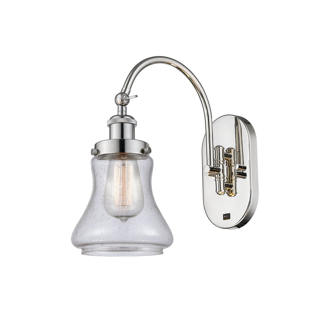 Innovations Franklin Restoration 918-1W-PN-G194-LED Wall Sconce Light - Polished Nickel