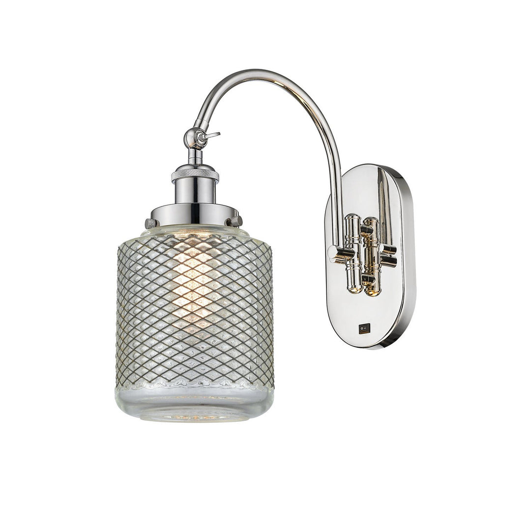 Innovations Franklin Restoration 918-1W-PN-G262-LED Wall Sconce Light - Polished Nickel