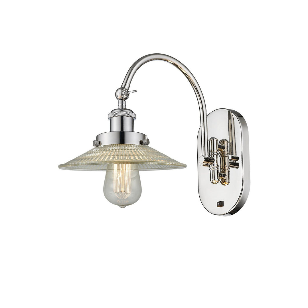 Innovations Franklin Restoration 918-1W-PN-G2-LED Wall Sconce Light - Polished Nickel