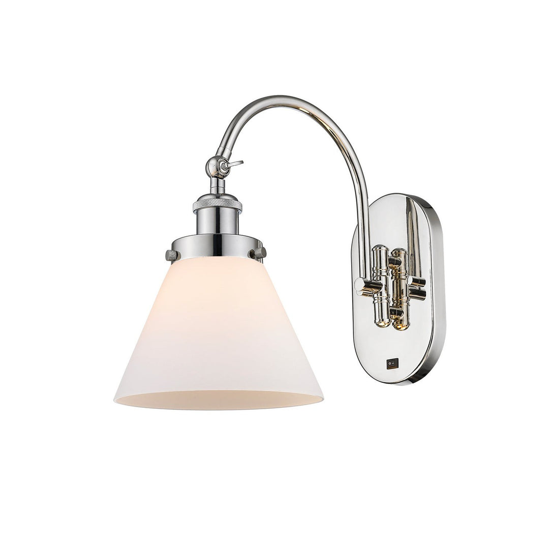 Innovations Franklin Restoration 918-1W-PN-G41-LED Wall Sconce Light - Polished Nickel