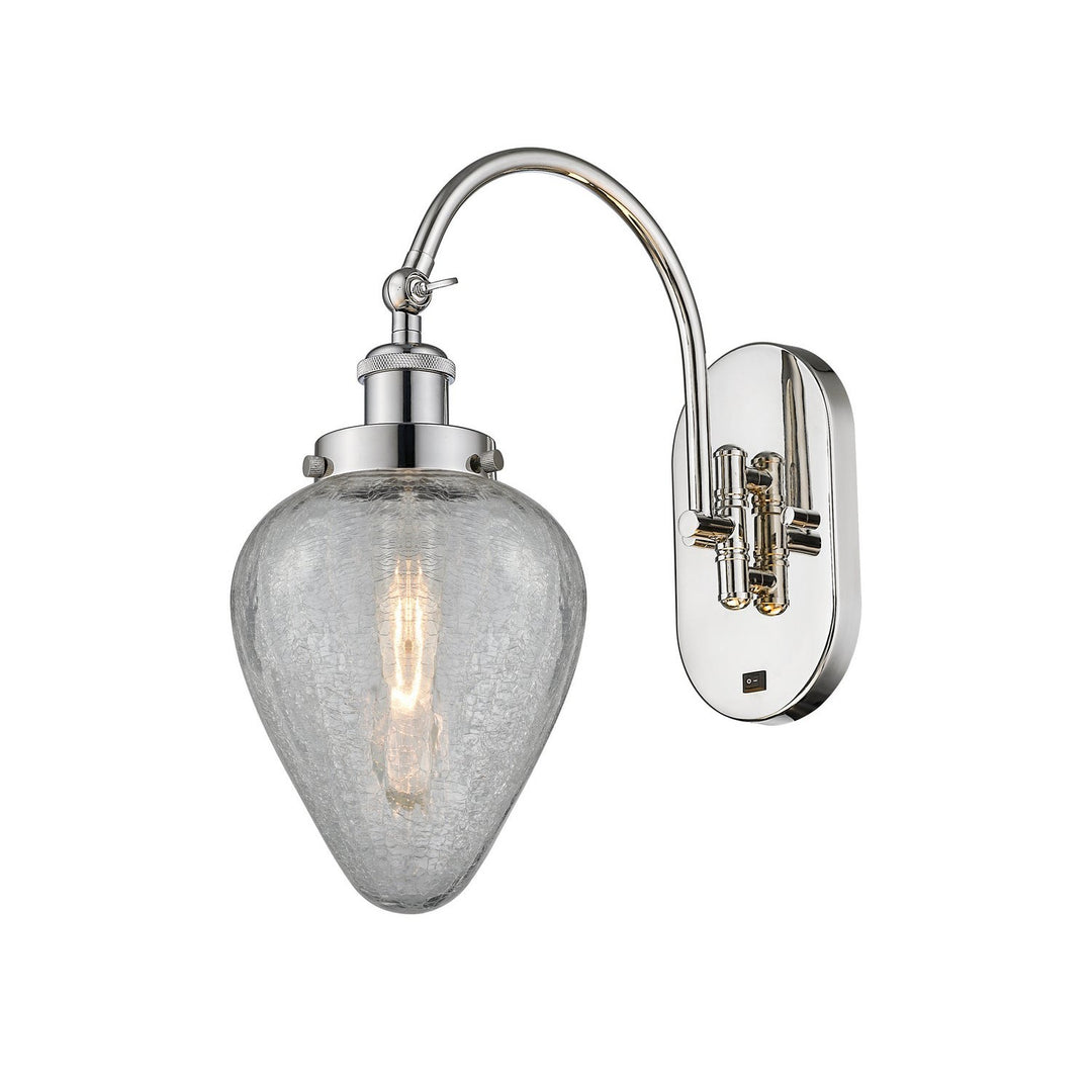 Innovations Franklin Restoration 918-1W-PN-G165-LED Wall Sconce Light - Polished Nickel