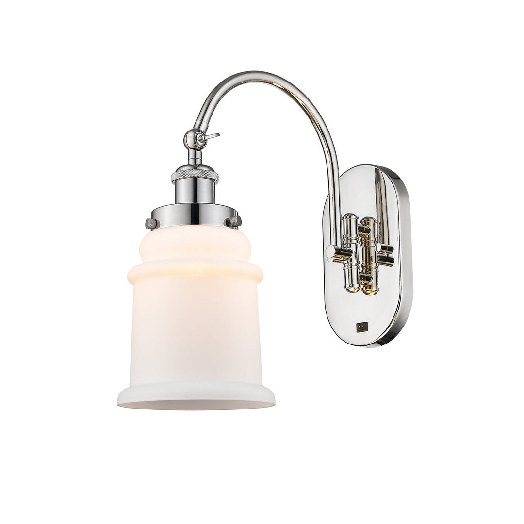 Innovations Franklin Restoration 918-1W-PN-G181-LED Wall Sconce Light - Polished Nickel