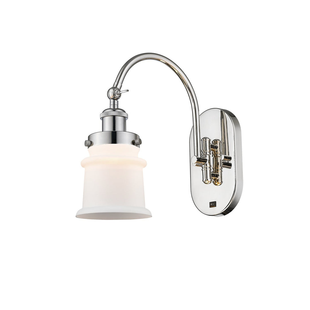 Innovations Franklin Restoration 918-1W-PN-G181S-LED Wall Sconce Light - Polished Nickel