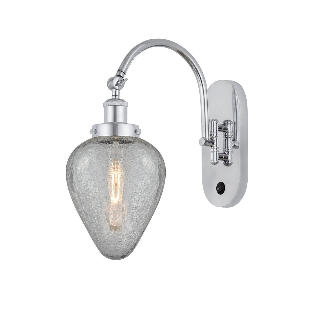 Innovations Franklin Restoration 918-1W-PC-G165-LED Wall Sconce Light - Polished Chrome