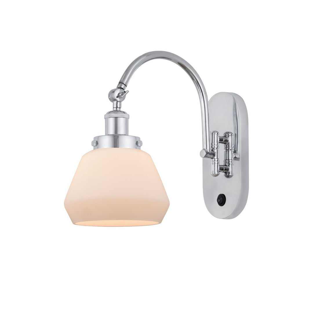 Innovations Franklin Restoration 918-1W-PC-G171-LED Wall Sconce Light - Polished Chrome