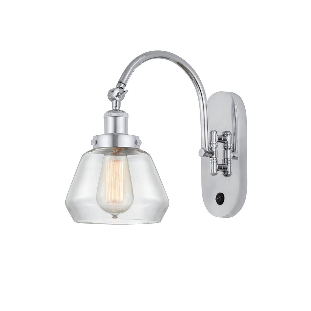 Innovations Franklin Restoration 918-1W-PC-G172-LED Wall Sconce Light - Polished Chrome