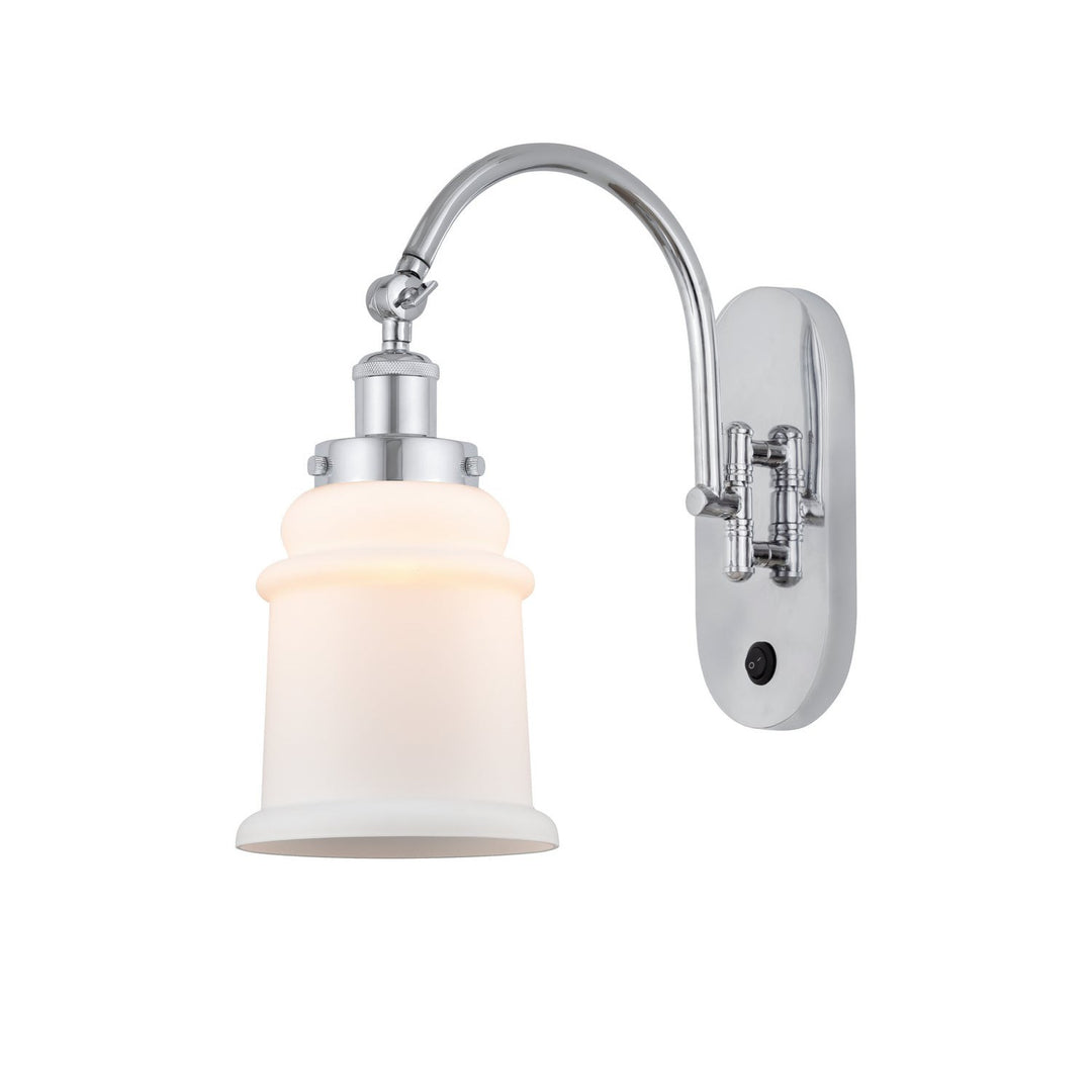 Innovations Franklin Restoration 918-1W-PC-G181-LED Wall Sconce Light - Polished Chrome