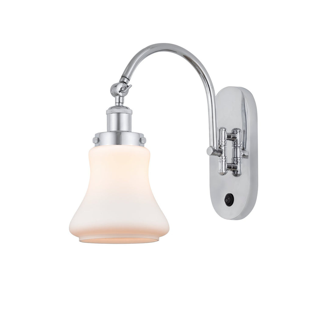 Innovations Franklin Restoration 918-1W-PC-G191-LED Wall Sconce Light - Polished Chrome