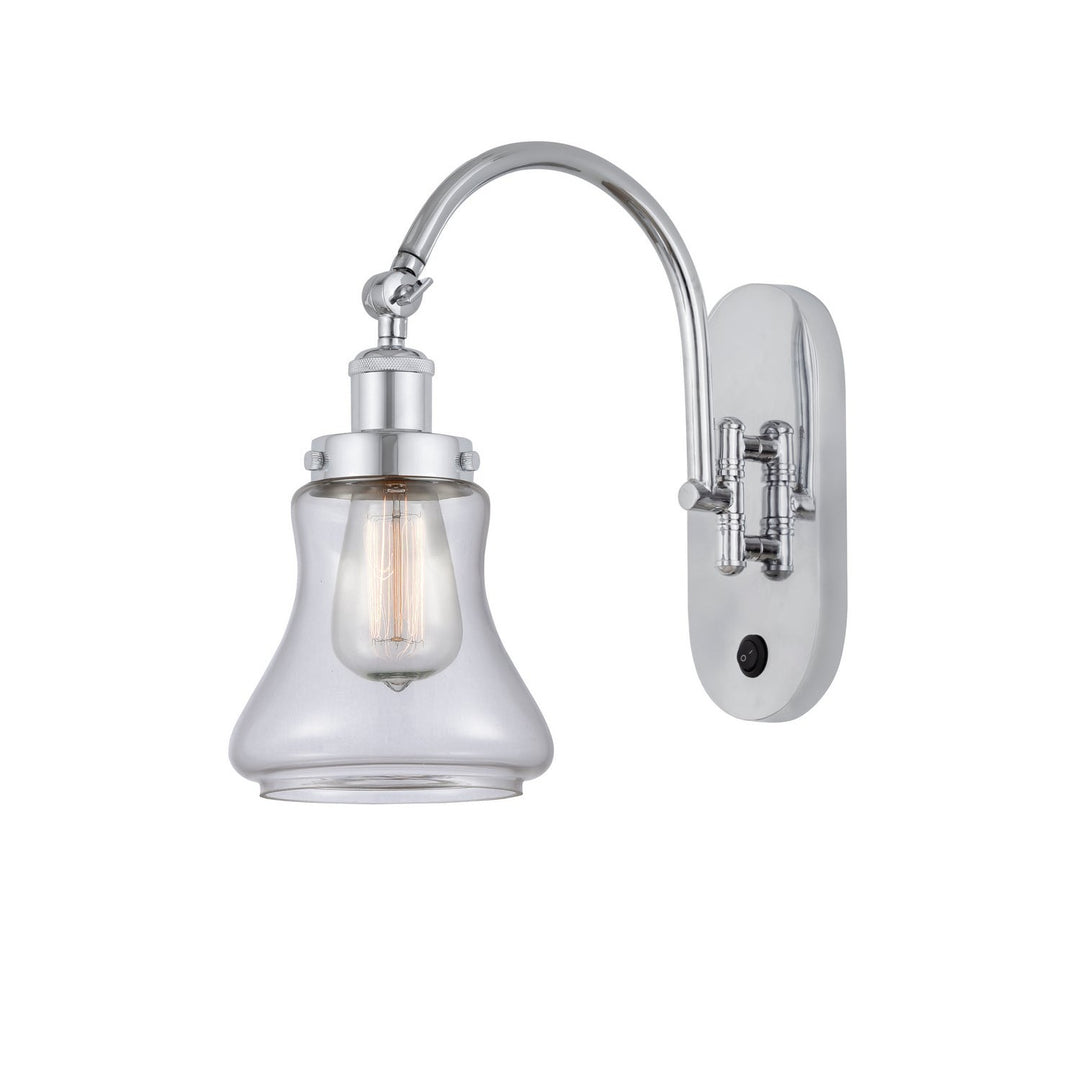 Innovations Franklin Restoration 918-1W-PC-G192-LED Wall Sconce Light - Polished Chrome