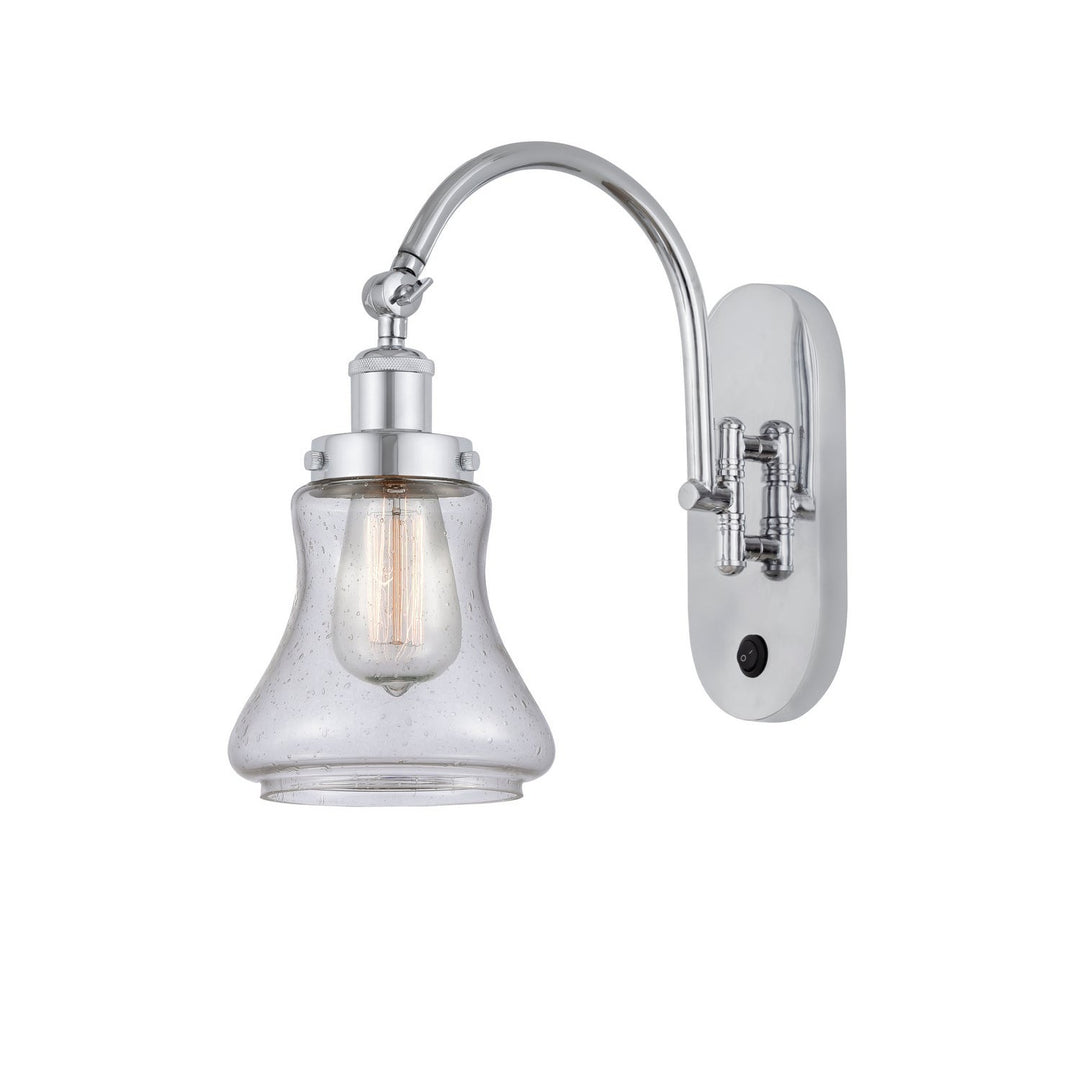 Innovations Franklin Restoration 918-1W-PC-G194-LED Wall Sconce Light - Polished Chrome