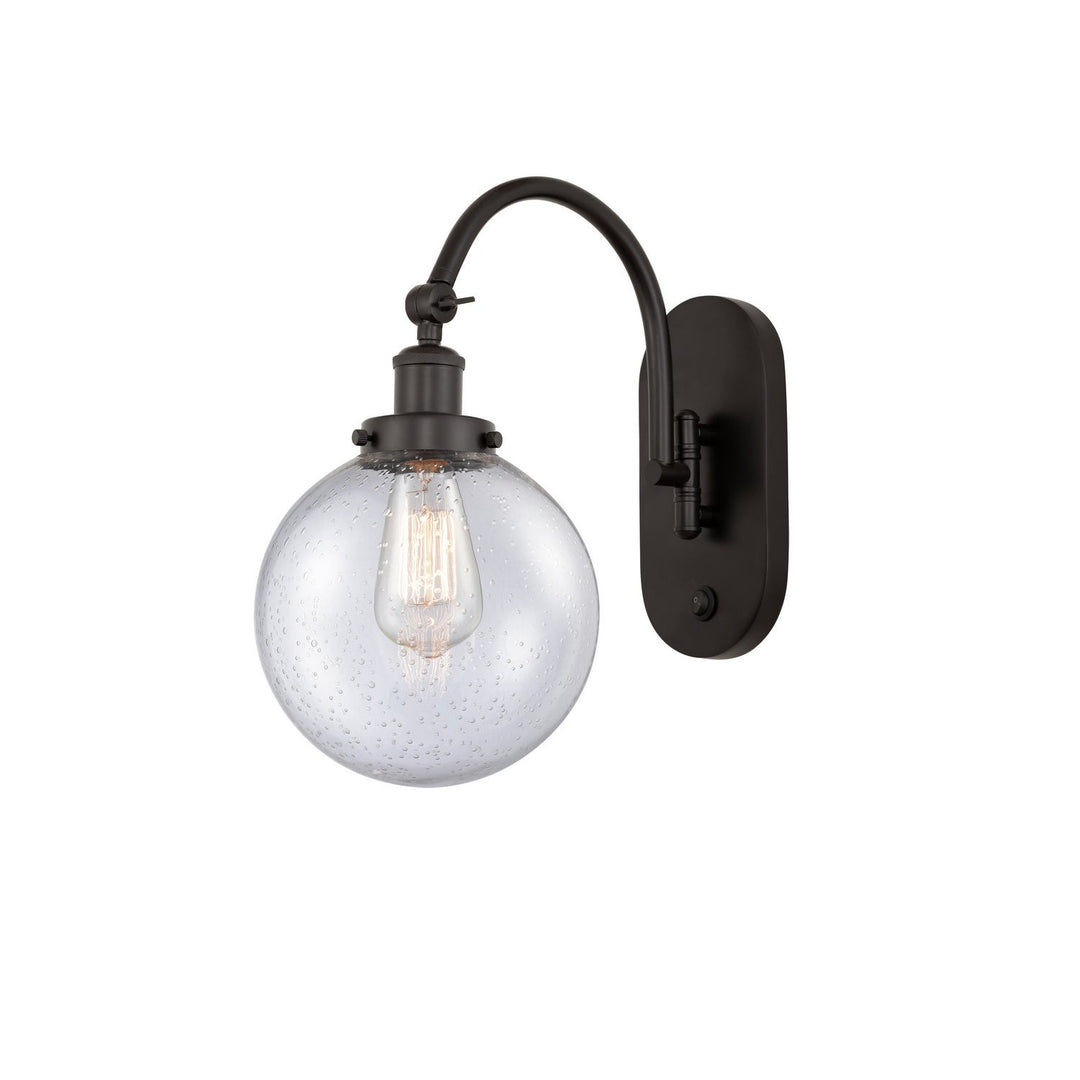 Innovations Franklin Restoration 918-1W-OB-G204-8 Wall Sconce Light - Oil Rubbed Bronze