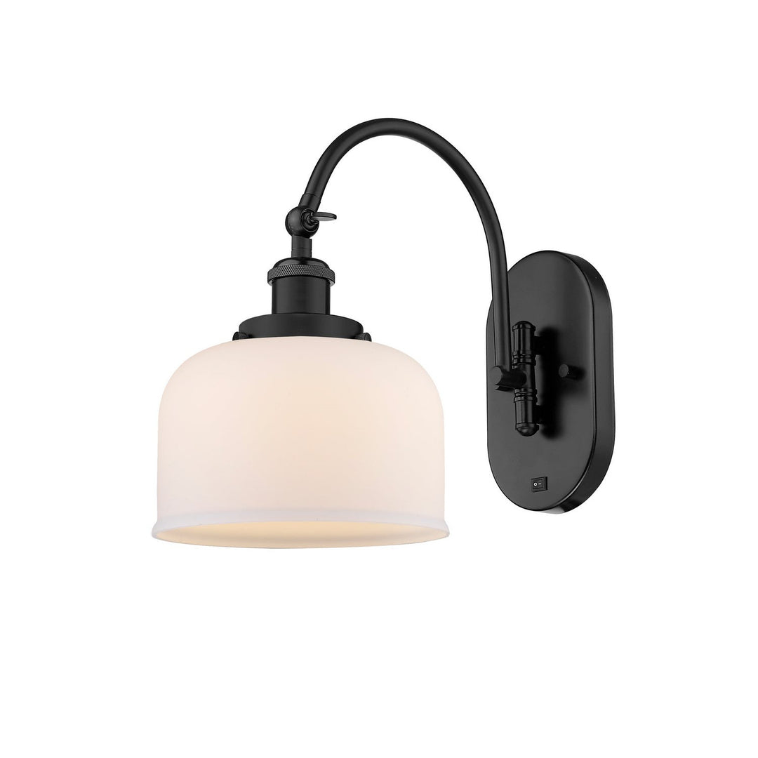 Innovations Franklin Restoration 918-1W-BK-G71-LED Wall Sconce Light - Matte Black