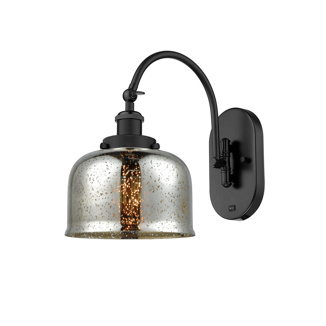 Innovations Franklin Restoration 918-1W-BK-G78-LED Wall Sconce Light - Matte Black