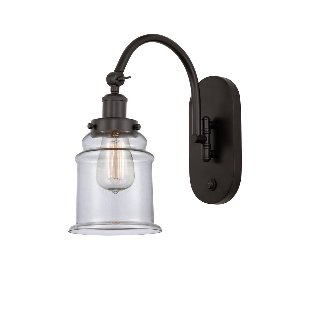 Innovations Franklin Restoration 918-1W-OB-G182-LED Wall Sconce Light - Oil Rubbed Bronze