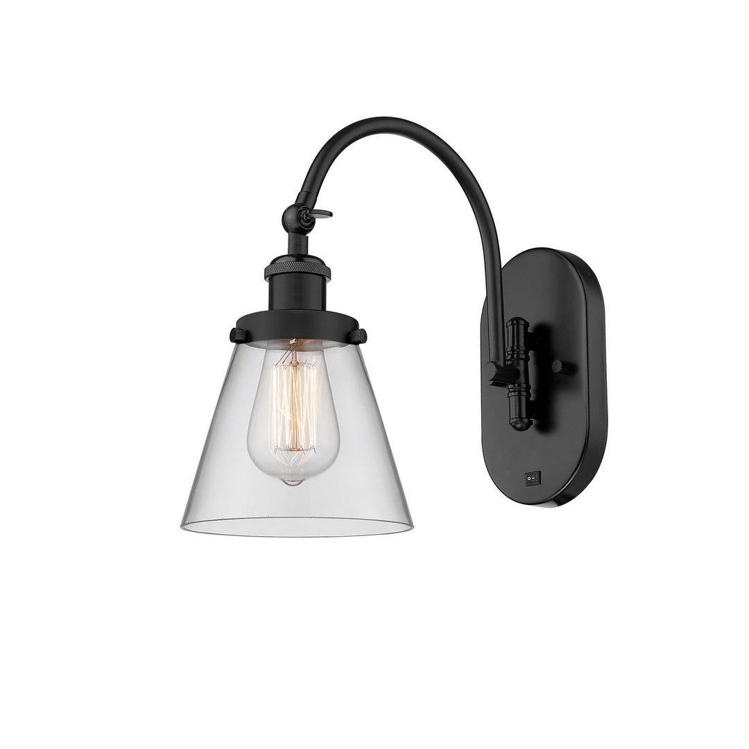 Innovations Franklin Restoration 918-1W-BK-G62-LED Wall Sconce Light - Matte Black