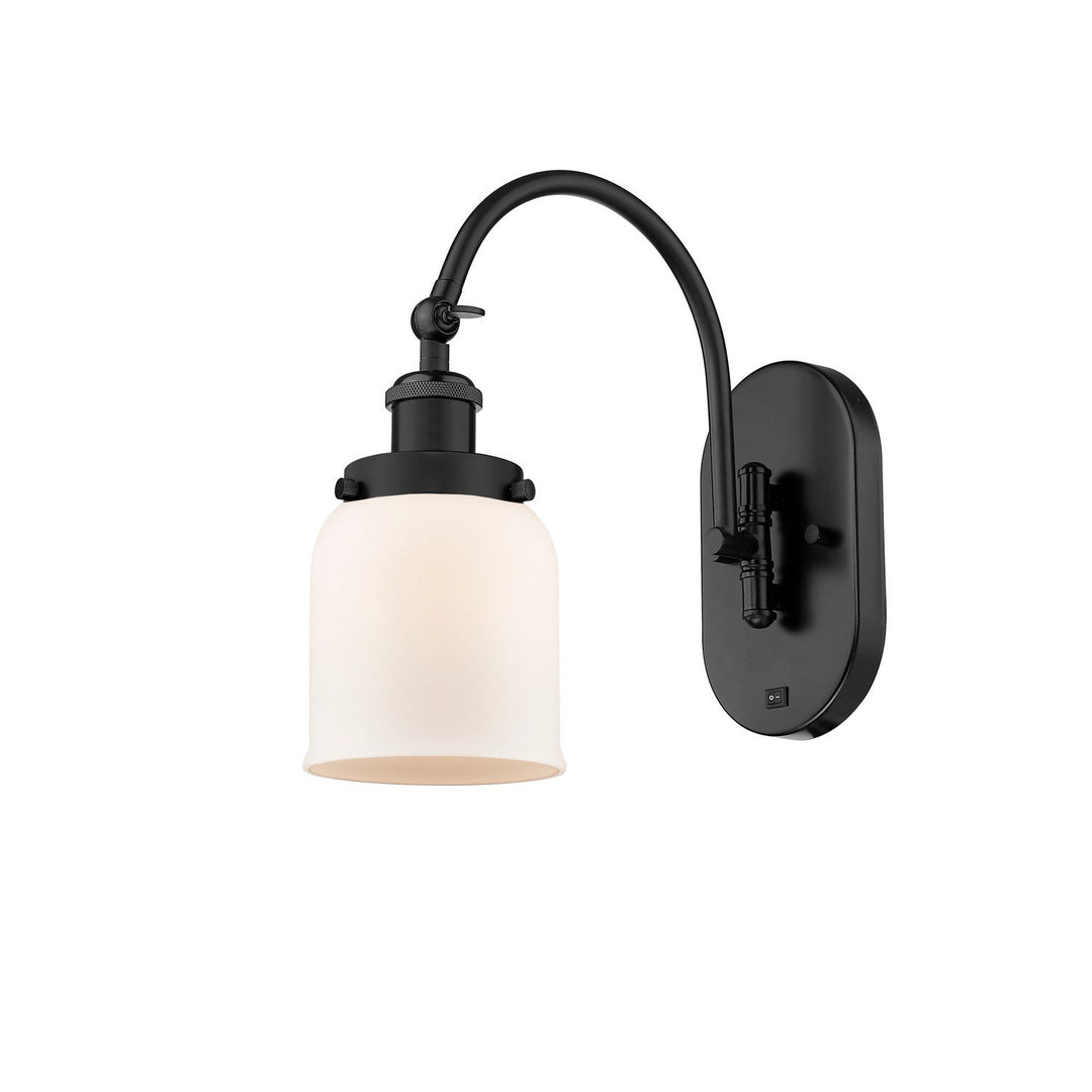 Innovations Franklin Restoration 918-1W-BK-G51 Wall Sconce Light - Matte Black