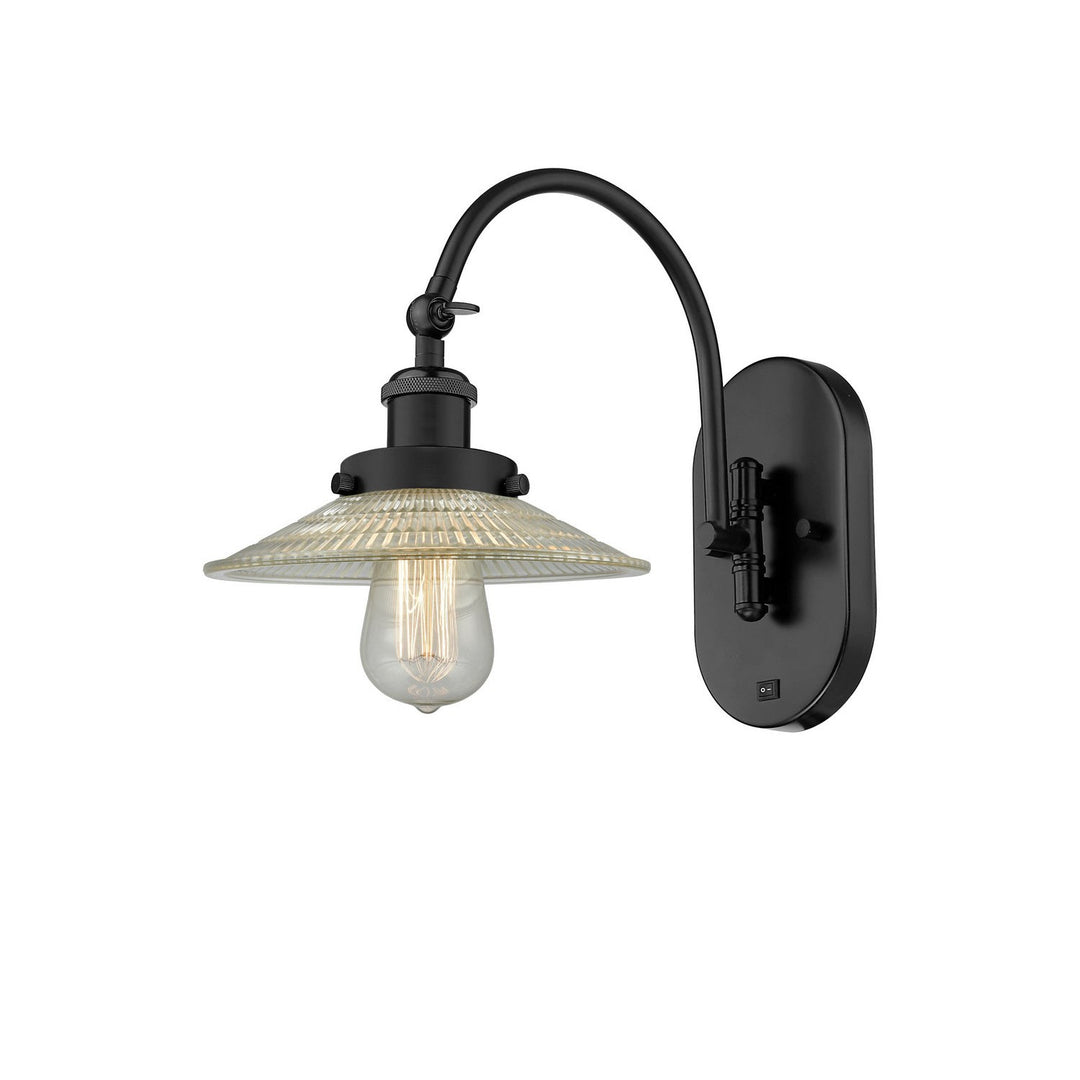 Innovations Franklin Restoration 918-1W-BK-G2-LED Wall Sconce Light - Matte Black