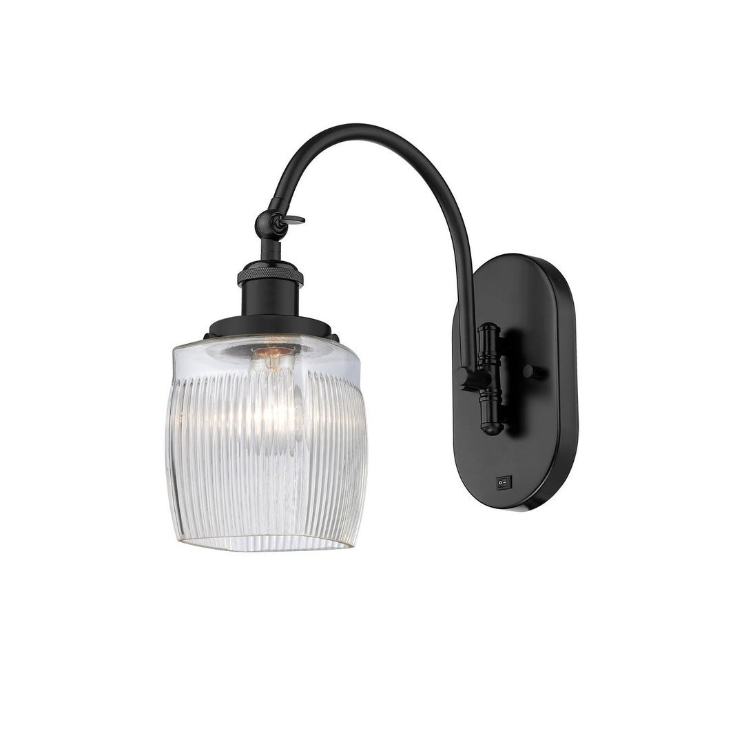 Innovations Franklin Restoration 918-1W-BK-G302-LED Wall Sconce Light - Matte Black