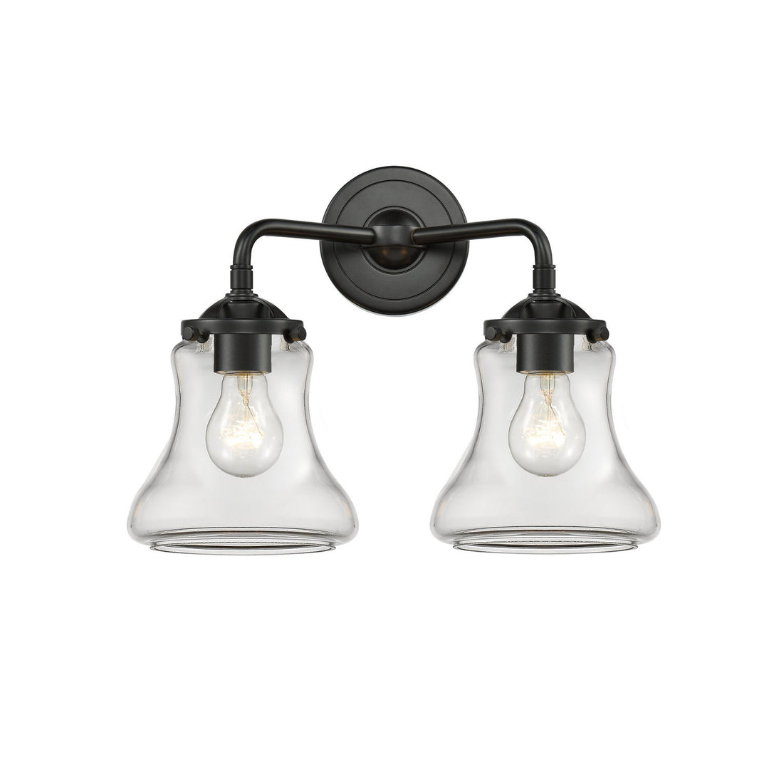 Innovations Nouveau 284-2W-OB-G192 Bath Vanity Light 14 in. wide - Oil Rubbed Bronze