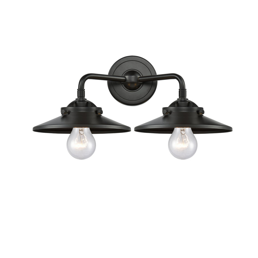 Innovations Nouveau 284-2W-OB-M5-OB-LED Bath Vanity Light 16 in. wide - Oil Rubbed Bronze