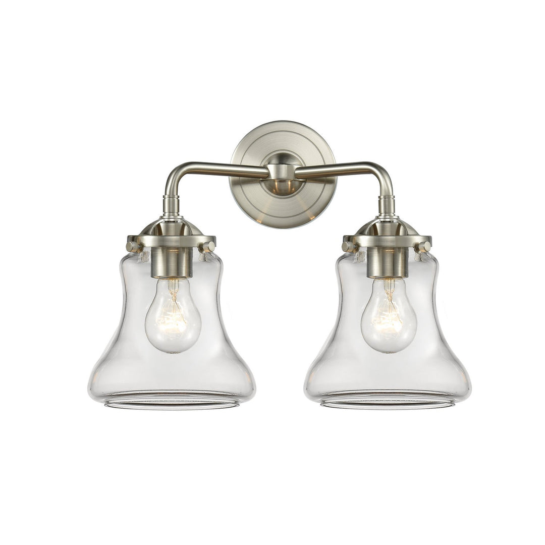 Innovations Nouveau 284-2W-SN-G192 Bath Vanity Light 14 in. wide - Brushed Satin Nickel