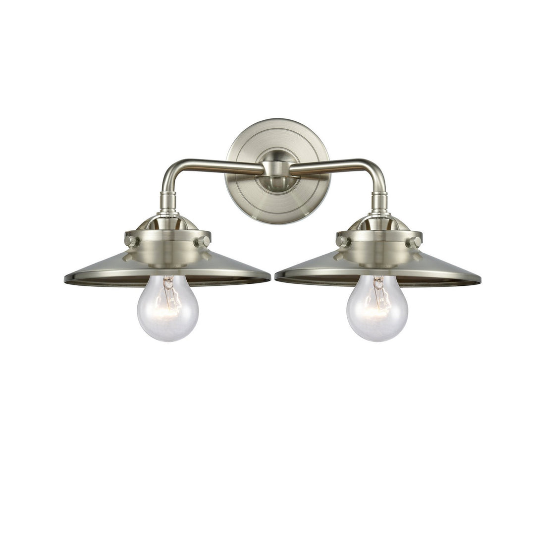 Innovations Nouveau 284-2W-SN-M2-SN Bath Vanity Light 16 in. wide - Brushed Satin Nickel