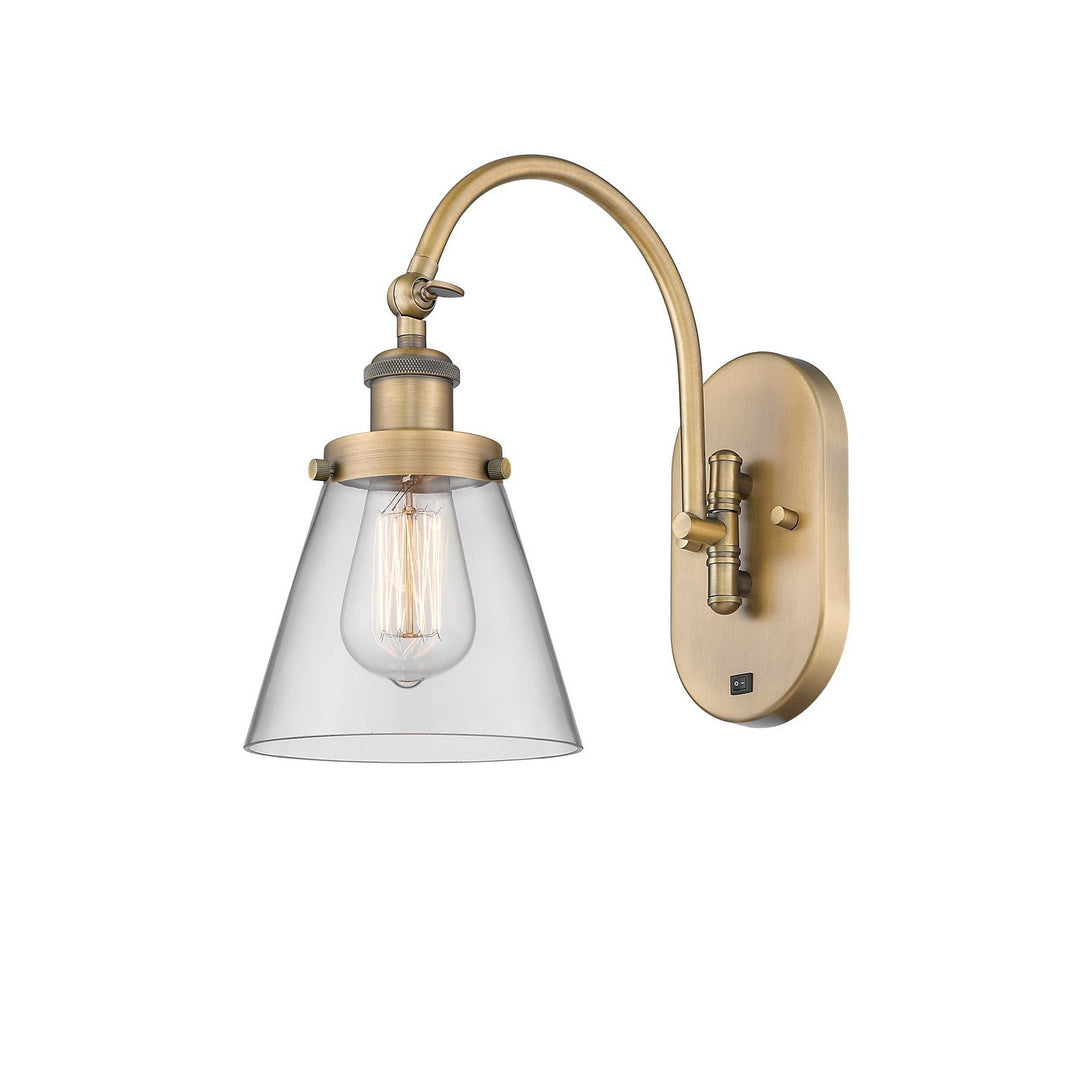 Innovations Franklin Restoration 918-1W-BB-G62-LED Wall Sconce Light - Brushed Brass